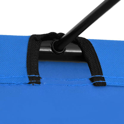 vidaXL Camping Beds 2 pcs 180x60x19 cm Oxford Fabric and Steel Blue