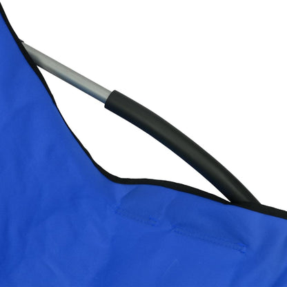 vidaXL Beach Chair | Set of 2 | Blue | Oxford fabric, steel | Standard