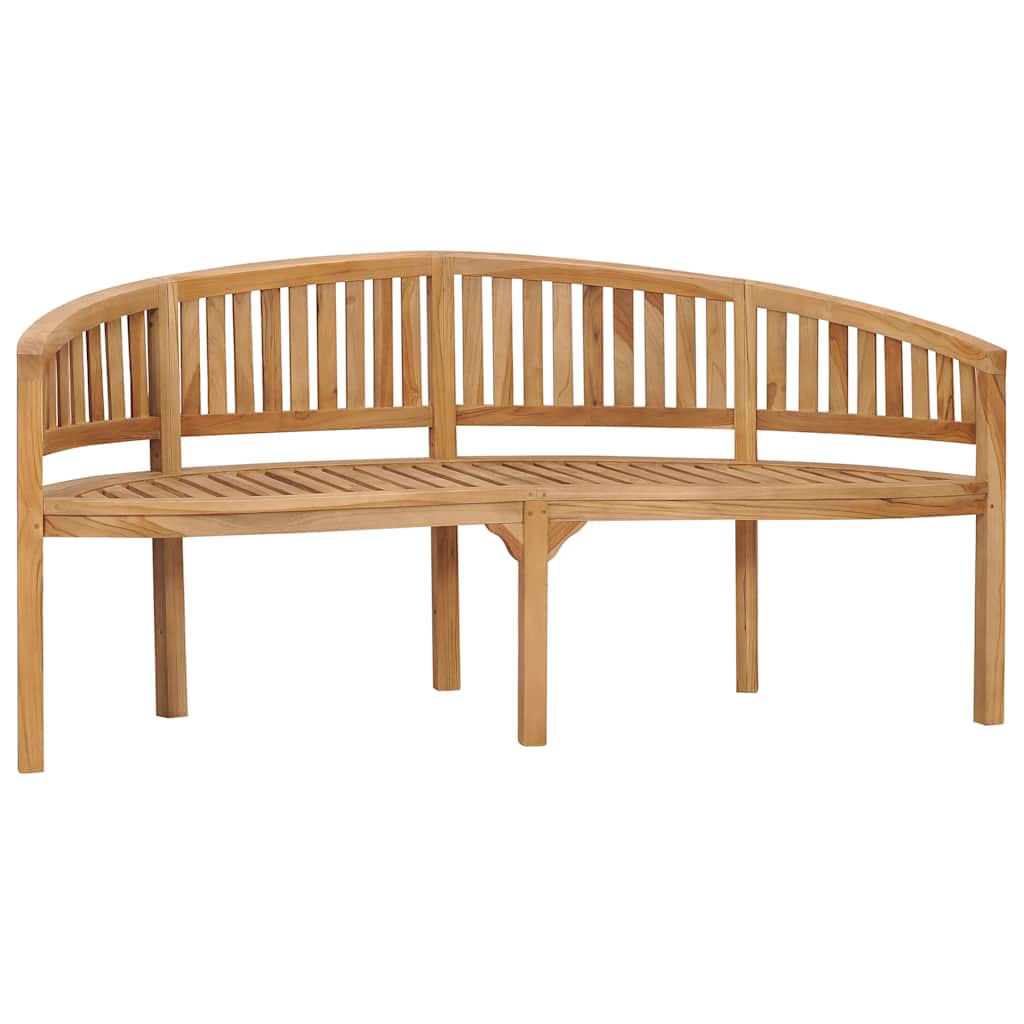 vidaXL Garden Bench | Natural Teak | Solid Teak Wood | Large | Durable