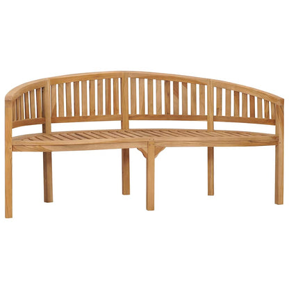 vidaXL Garden Bench | Natural Teak | Solid Teak Wood | Large | Durable