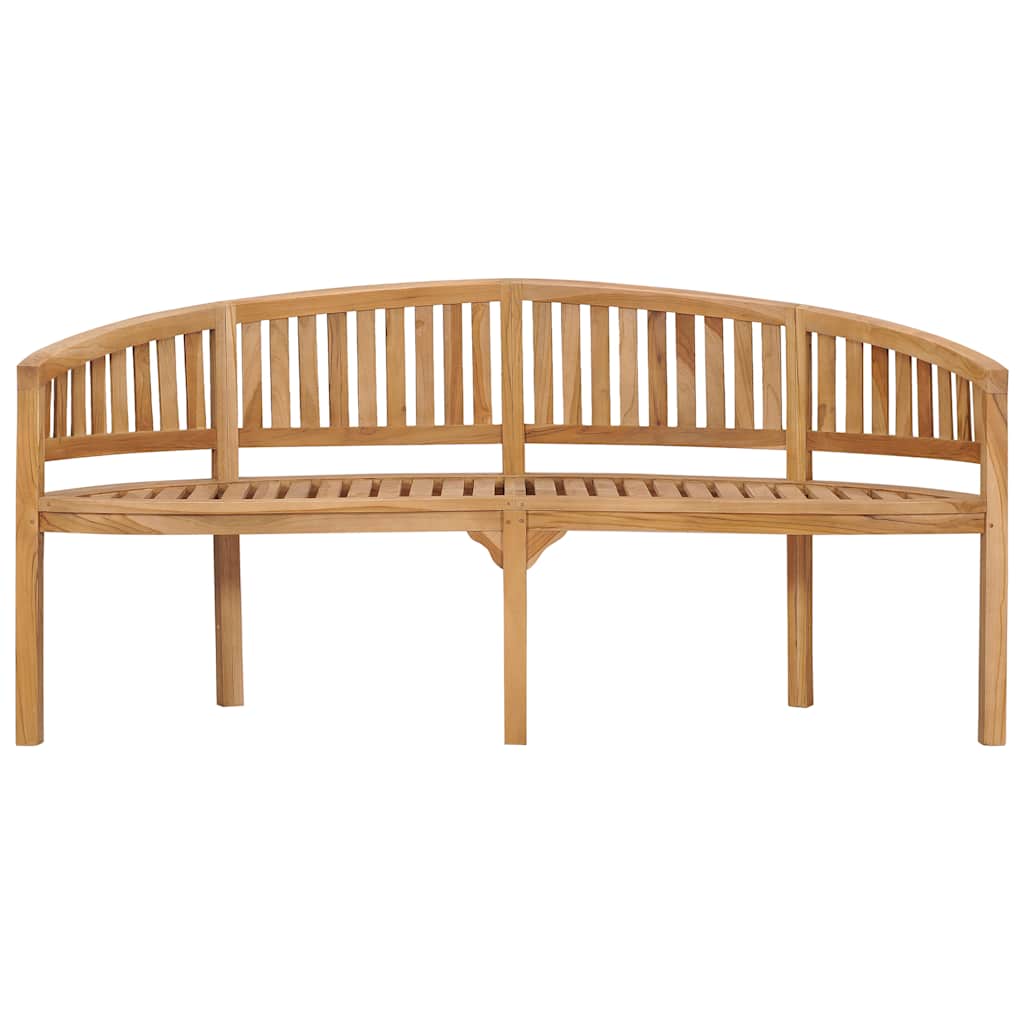 vidaXL Garden Bench | Natural Teak | Solid Teak Wood | Large | Durable