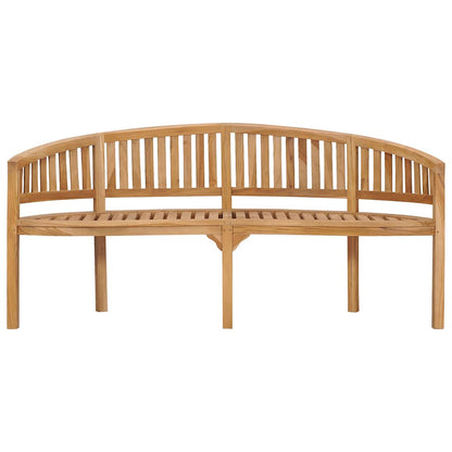 vidaXL Garden Bench | Natural Teak | Solid Teak Wood | Large | Durable