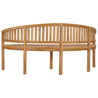 vidaXL Garden Bench | Natural Teak | Solid Teak Wood | Large | Durable