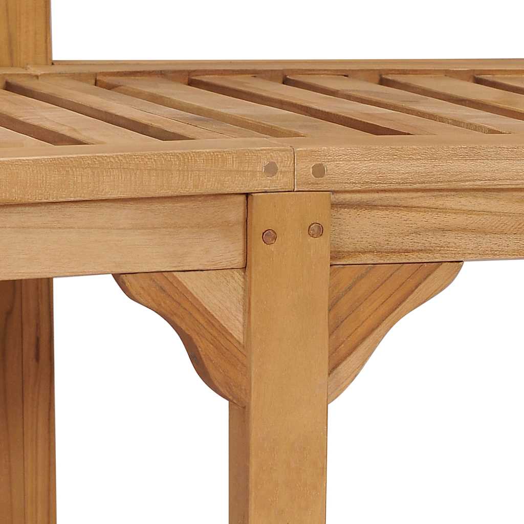 vidaXL Garden Bench | Natural Teak | Solid Teak Wood | Large | Durable