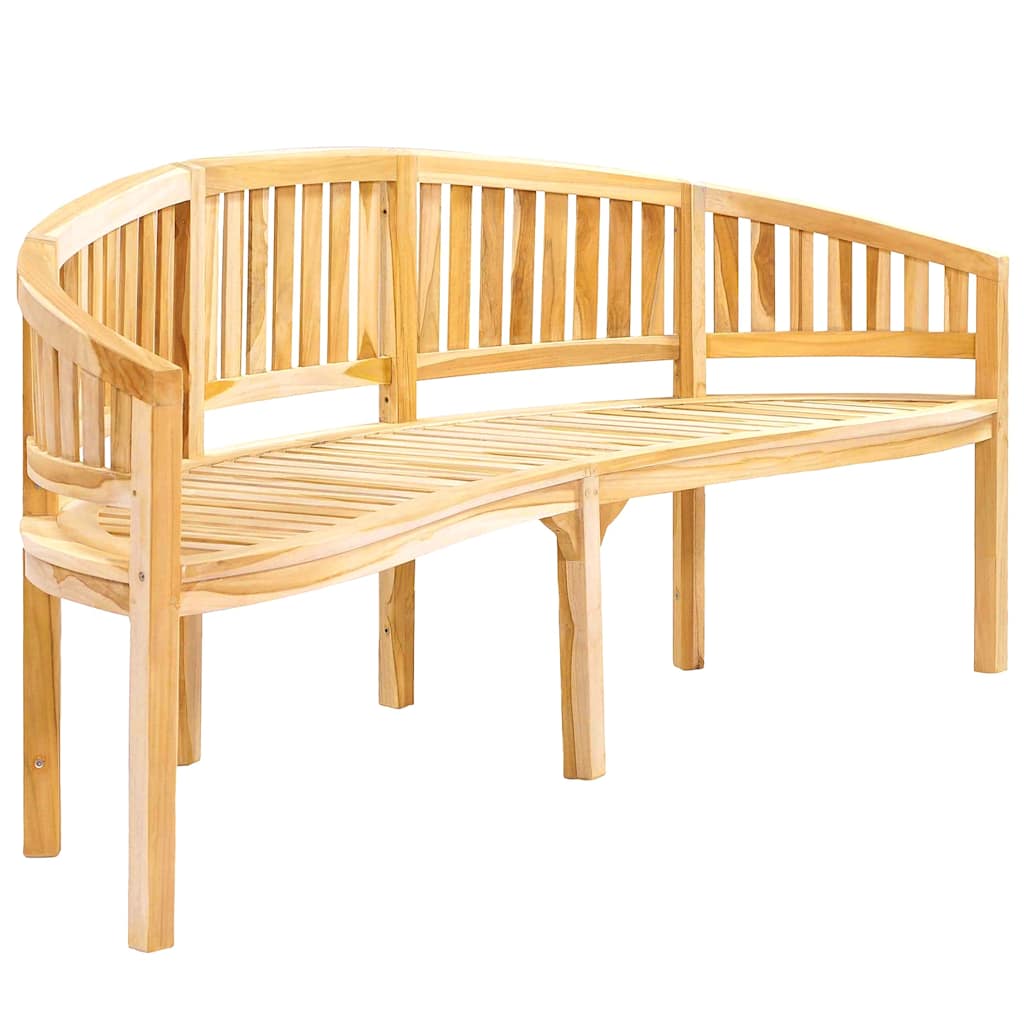 vidaXL Garden Bench | Natural Teak | Solid Teak Wood | Large | Durable