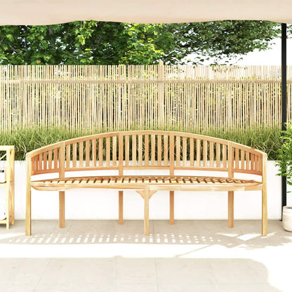 vidaXL Garden Bench | Natural Teak | Solid Teak Wood | Large | Durable
