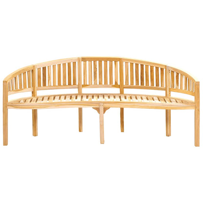 vidaXL Garden Bench | Natural Teak | Solid Teak Wood | Large | Durable