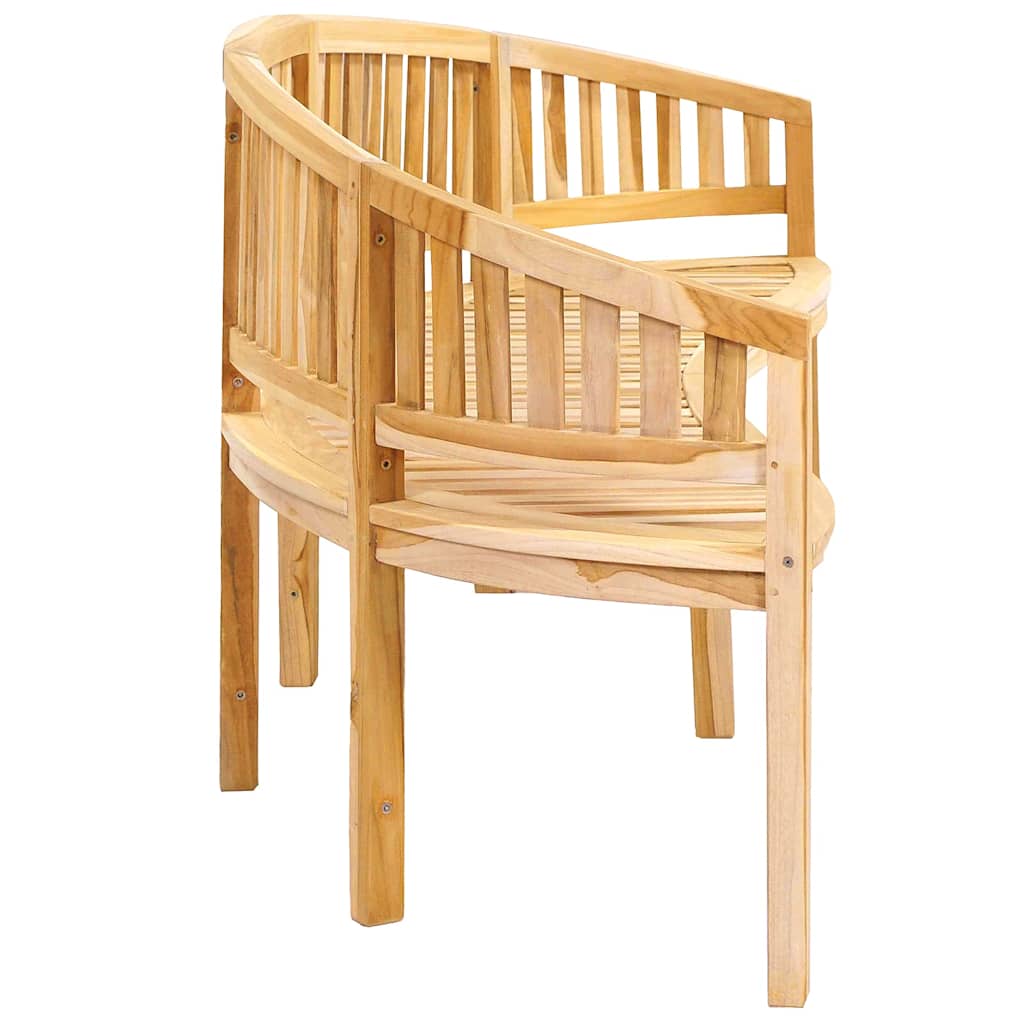 vidaXL Garden Bench | Natural Teak | Solid Teak Wood | Large | Durable