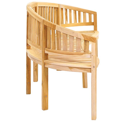 vidaXL Garden Bench | Natural Teak | Solid Teak Wood | Large | Durable