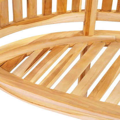 vidaXL Garden Bench | Natural Teak | Solid Teak Wood | Large | Durable