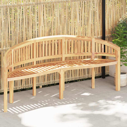 vidaXL Garden Bench | Natural Teak | Solid Teak Wood | Large | Durable