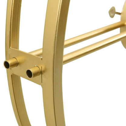 vidaXL Wall Clock Gold 52 cm Iron