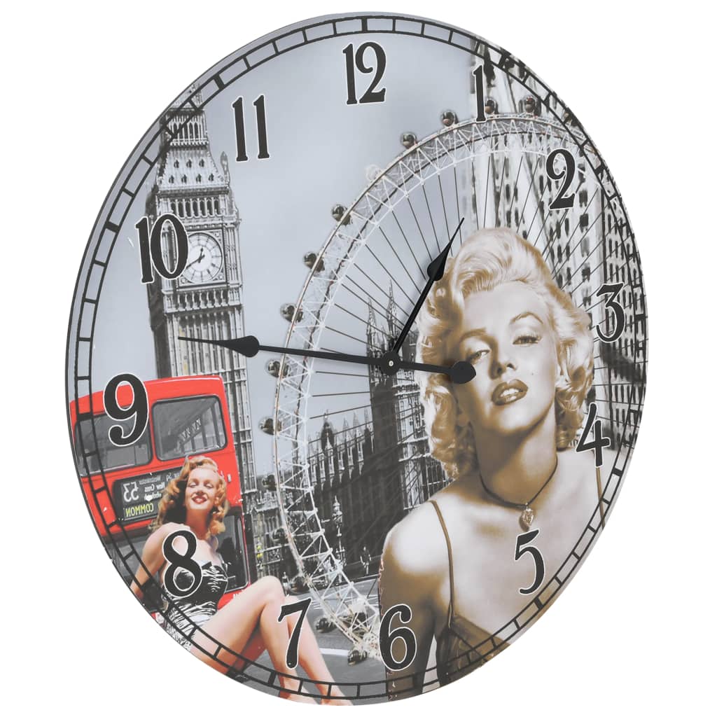 vidaXL Vintage Wall Clock 60 cm