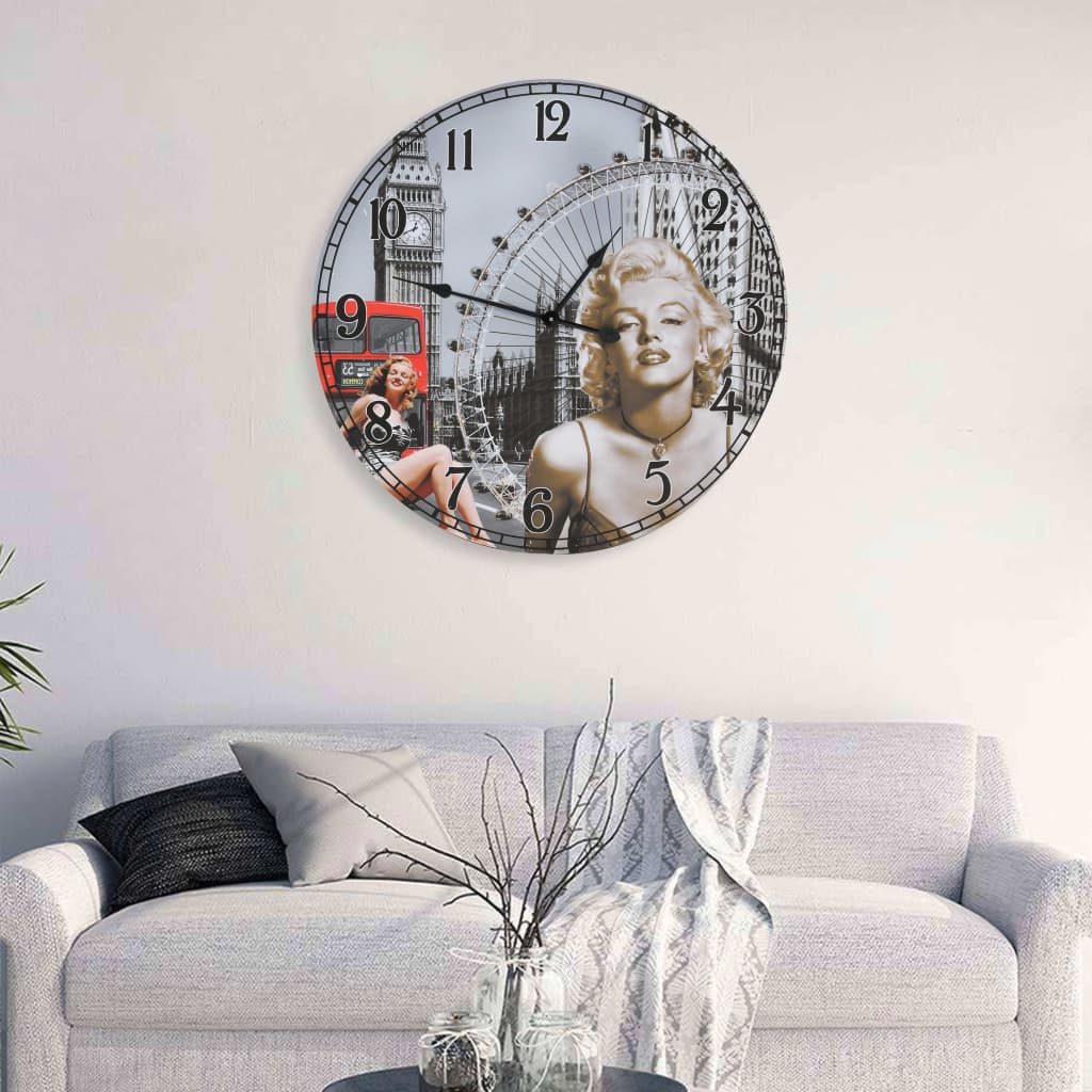 vidaXL Vintage Wall Clock 60 cm