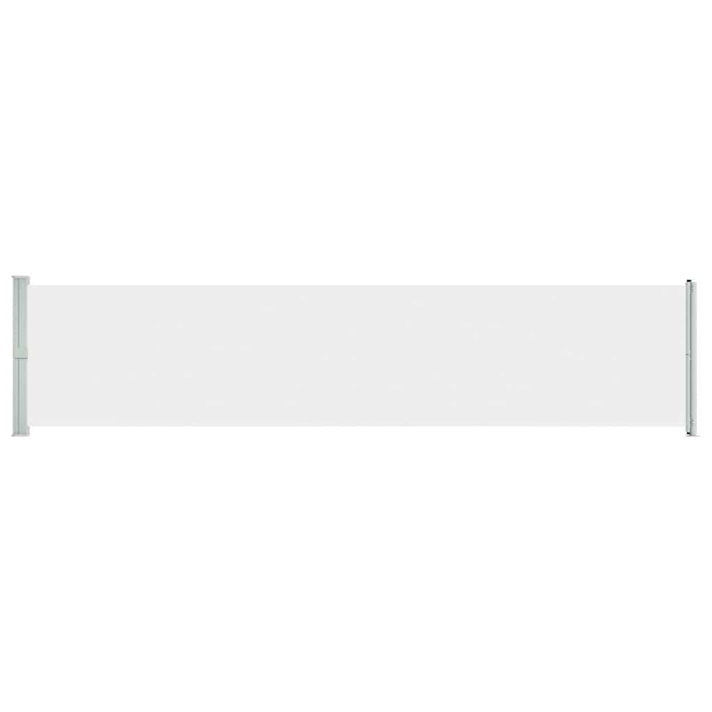 313370 vidaXL Patio Retractable Side Awning 140x600 cm Cream