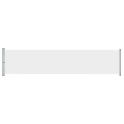 vidaXL Patio Retractable Side Awning 140x600 cm Cream