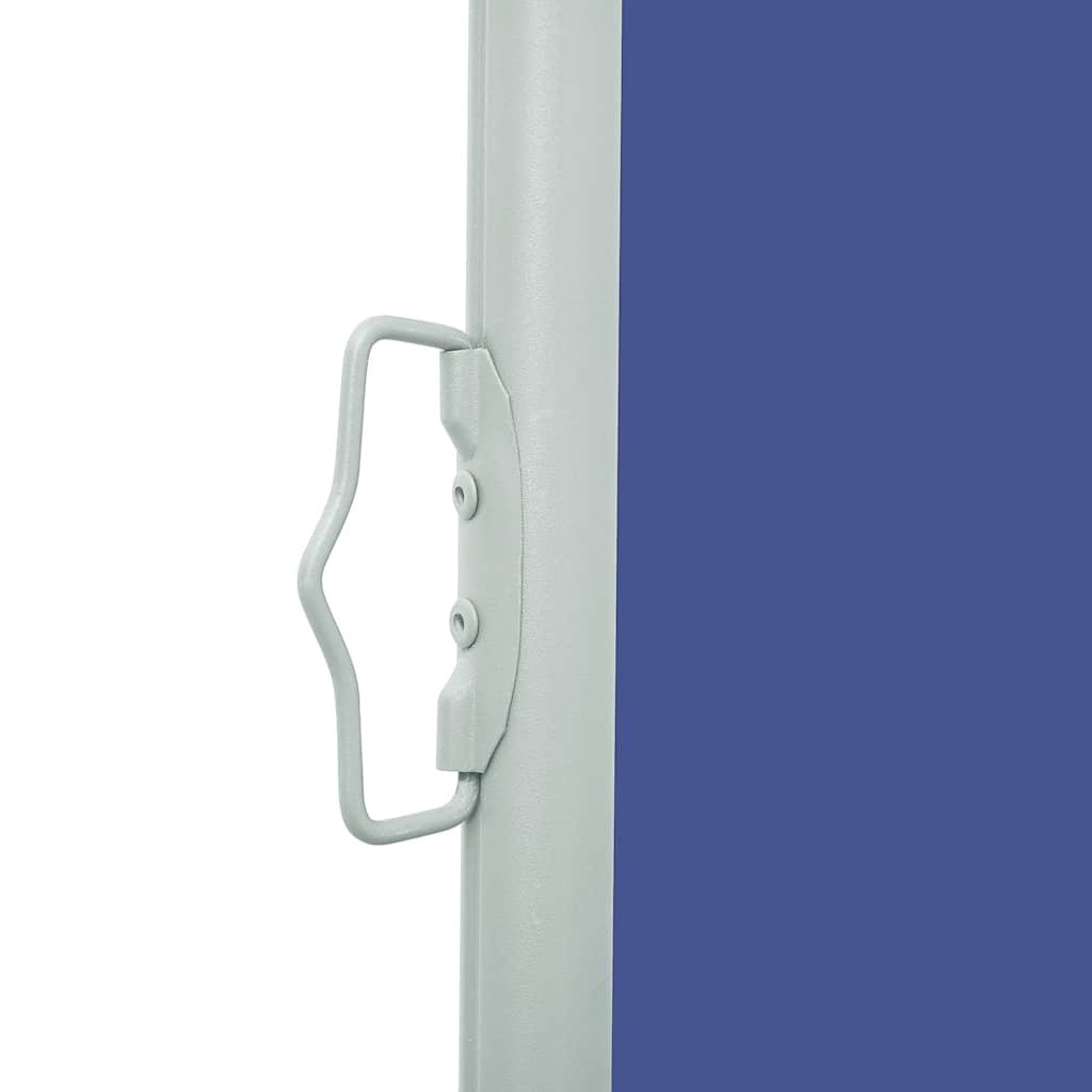 vidaXL Patio Retractable Side Awning 140x600 cm Blue