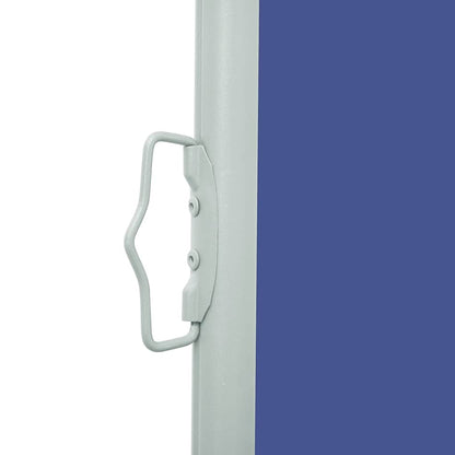 vidaXL Patio Retractable Side Awning 140x600 cm Blue