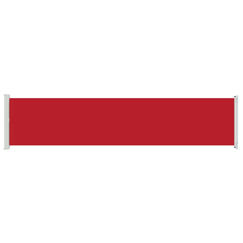 vidaXL Patio Retractable Side Awning 140x600 cm Red