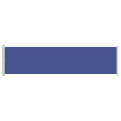 vidaXL Patio Retractable Side Awning 600x160 cm Blue