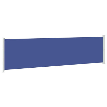 vidaXL Patio Retractable Side Awning 600x160 cm Blue
