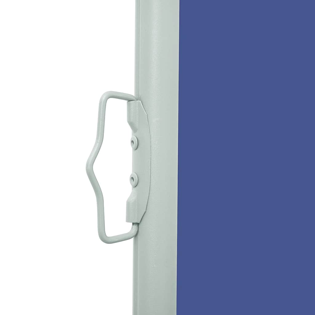 vidaXL Patio Retractable Side Awning 600x160 cm Blue