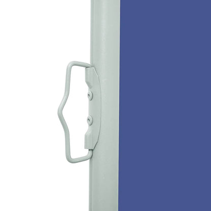 vidaXL Patio Retractable Side Awning 600x160 cm Blue