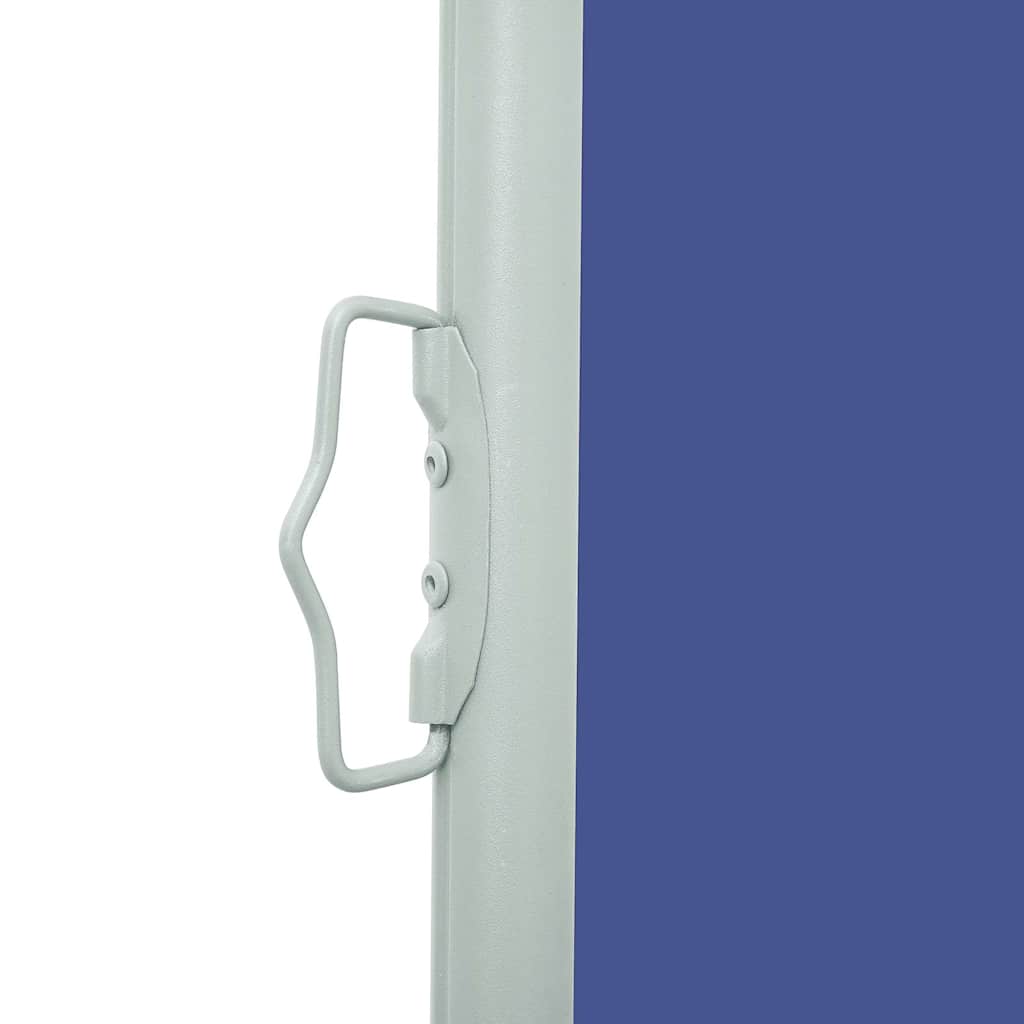 313377 vidaXL Patio Retractable Side Awning 600x160 cm Blue