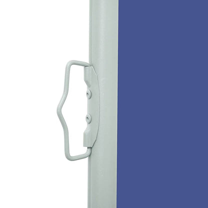 313377 vidaXL Patio Retractable Side Awning 600x160 cm Blue