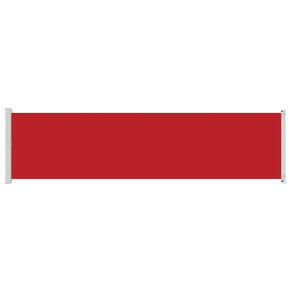 vidaXL Patio Retractable Side Awning 600x160 cm Red