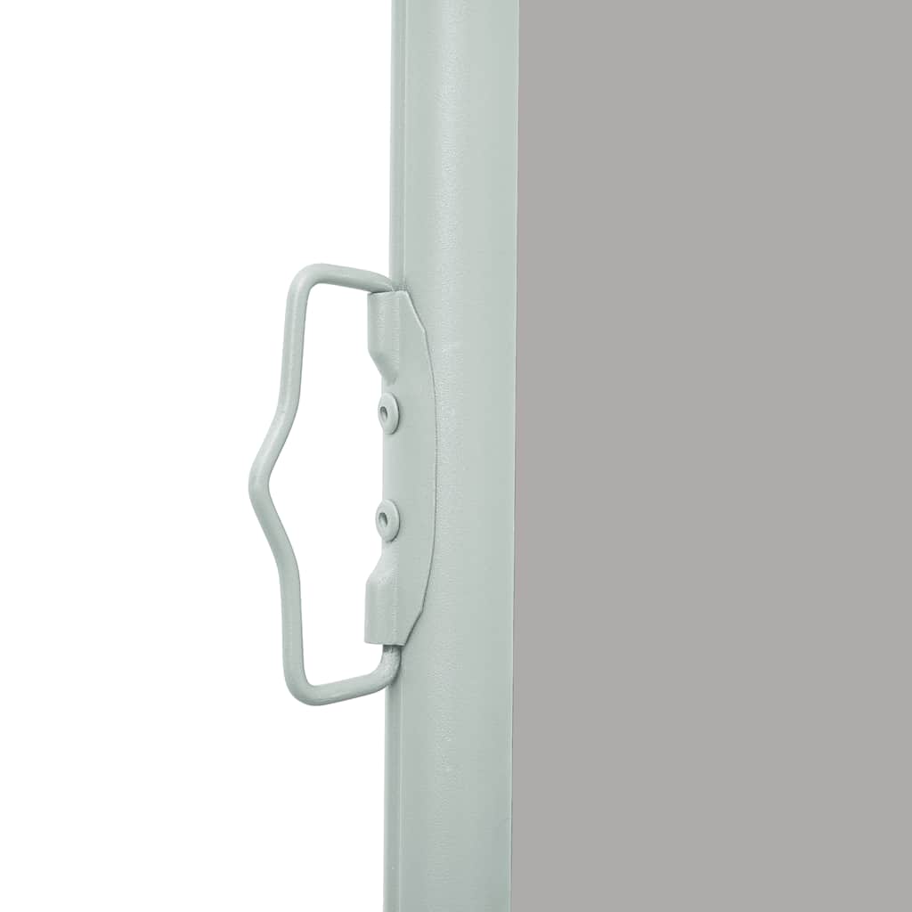 313379 vidaXL Patio Retractable Side Awning 600x160 cm Grey