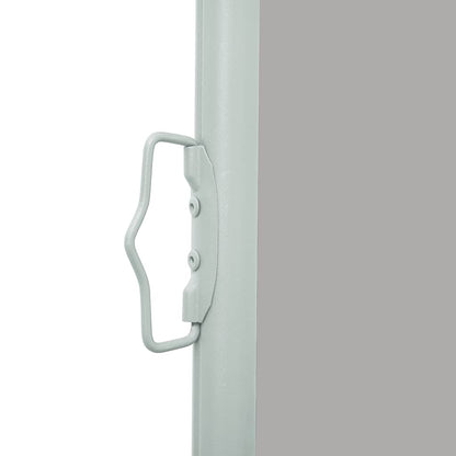 313379 vidaXL Patio Retractable Side Awning 600x160 cm Grey