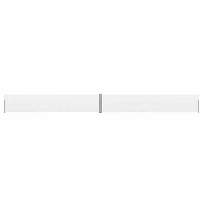 313388 vidaXL Patio Retractable Side Awning 140x1200 cm Cream