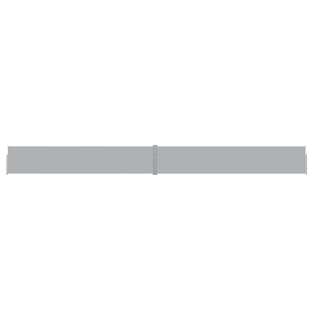 vidaXL Patio Retractable Side Awning 140x1200 cm Anthracite