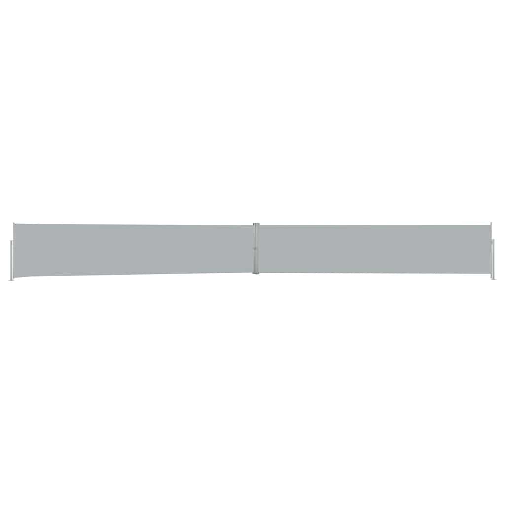 vidaXL Patio Retractable Side Awning 140x1200 cm Anthracite