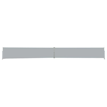 313389 vidaXL Patio Retractable Side Awning 140x1200 cm Anthracite