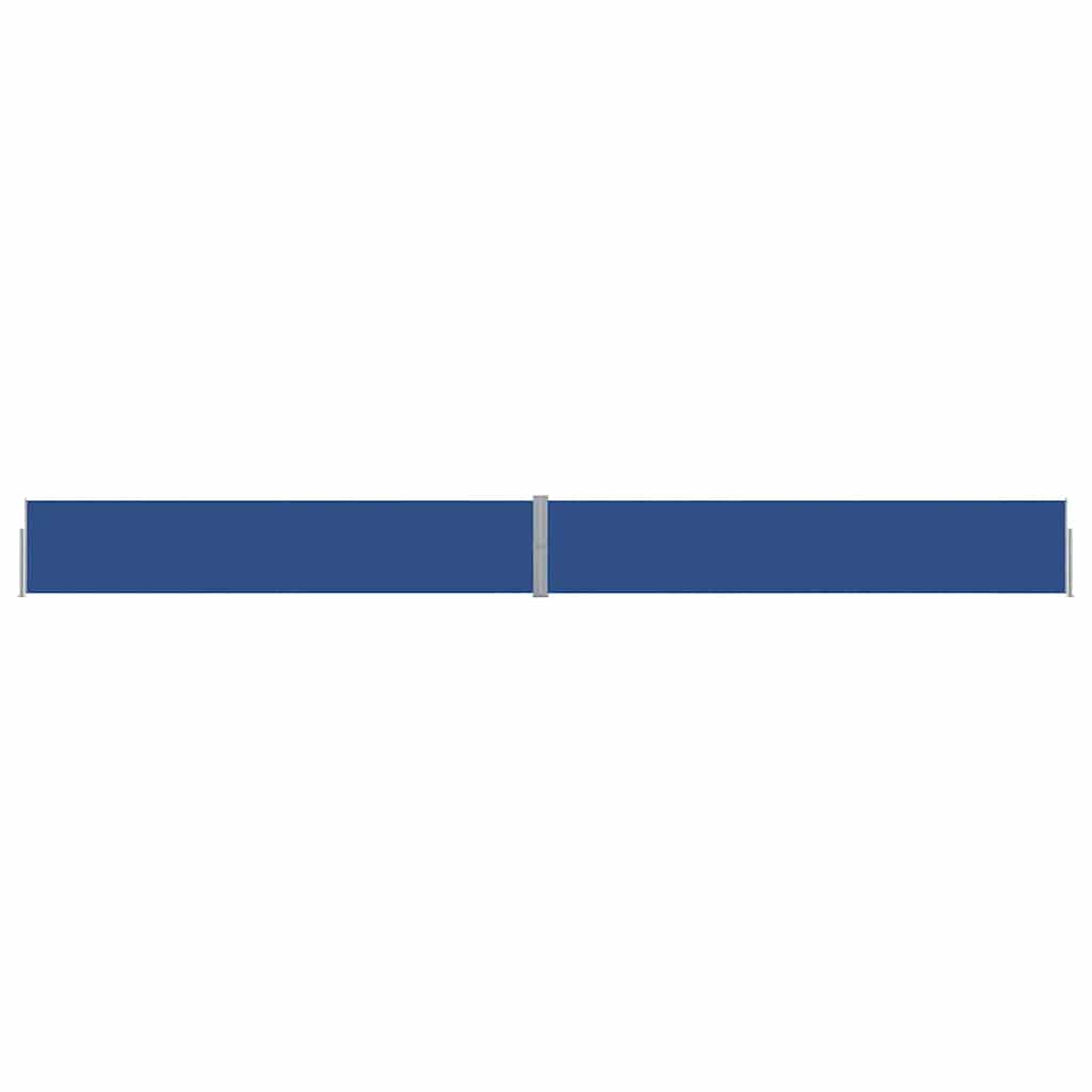 vidaXL Patio Retractable Side Awning 140x1200 cm Blue