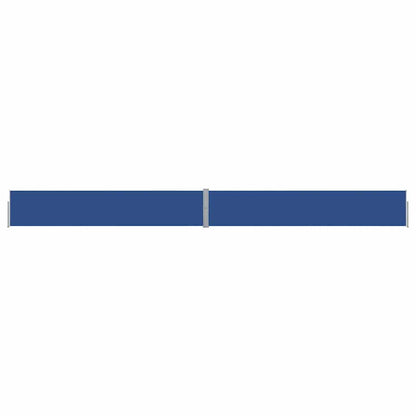 vidaXL Patio Retractable Side Awning 140x1200 cm Blue