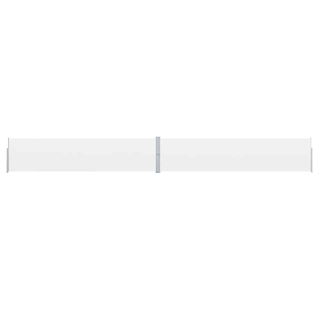 vidaXL Patio Retractable Side Awning 170x1200 cm Cream
