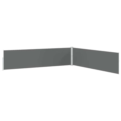 vidaXL Patio Retractable Side Awning 170x1200 cm Anthracite