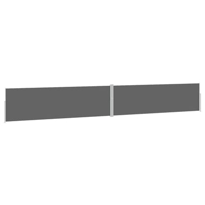 vidaXL Patio Retractable Side Awning 170x1200 cm Anthracite