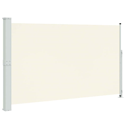 313400 vidaXL Patio Retractable Side Awning 180x300 cm Cream
