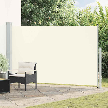 313400 vidaXL Patio Retractable Side Awning 180x300 cm Cream
