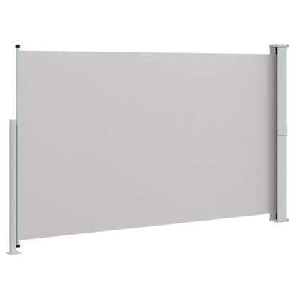 313401 vidaXL Patio Retractable Side Awning 180x300 cm Grey