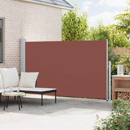 vidaXL Patio Retractable Side Awning 180x300 cm Brown