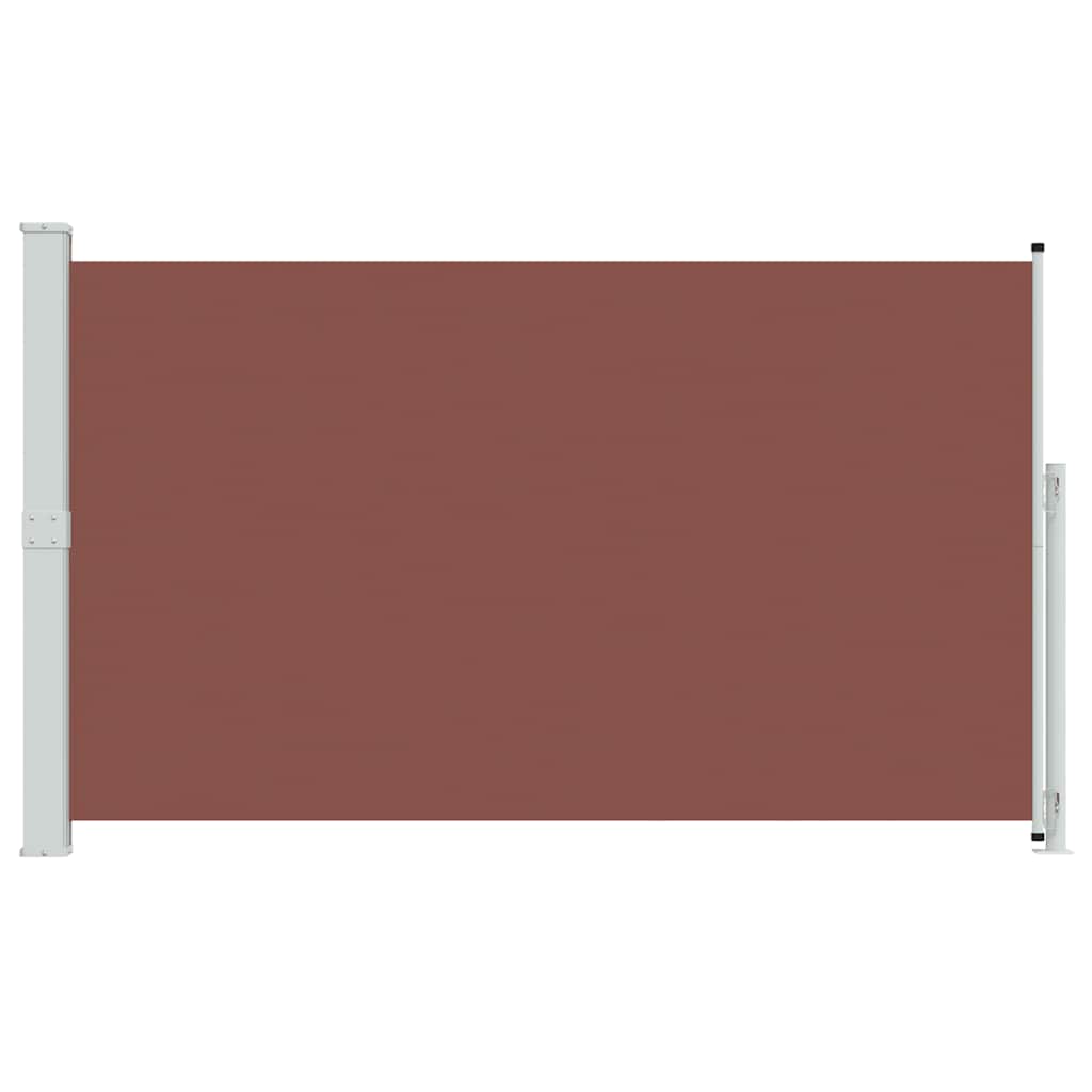 vidaXL Patio Retractable Side Awning 180x300 cm Brown