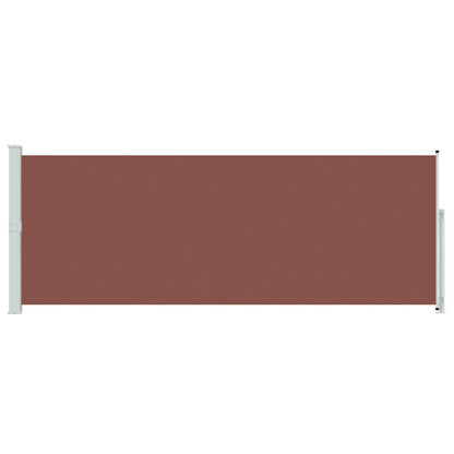 vidaXL Patio Retractable Side Awning 180x500 cm Brown