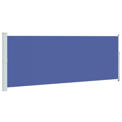 313409 vidaXL Patio Retractable Side Awning 180x500 cm Blue