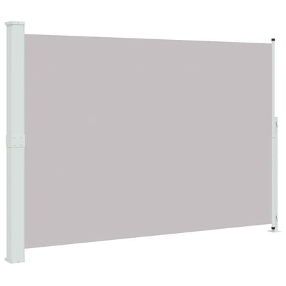 vidaXL Patio Retractable Side Awning 200x314 cm Grey