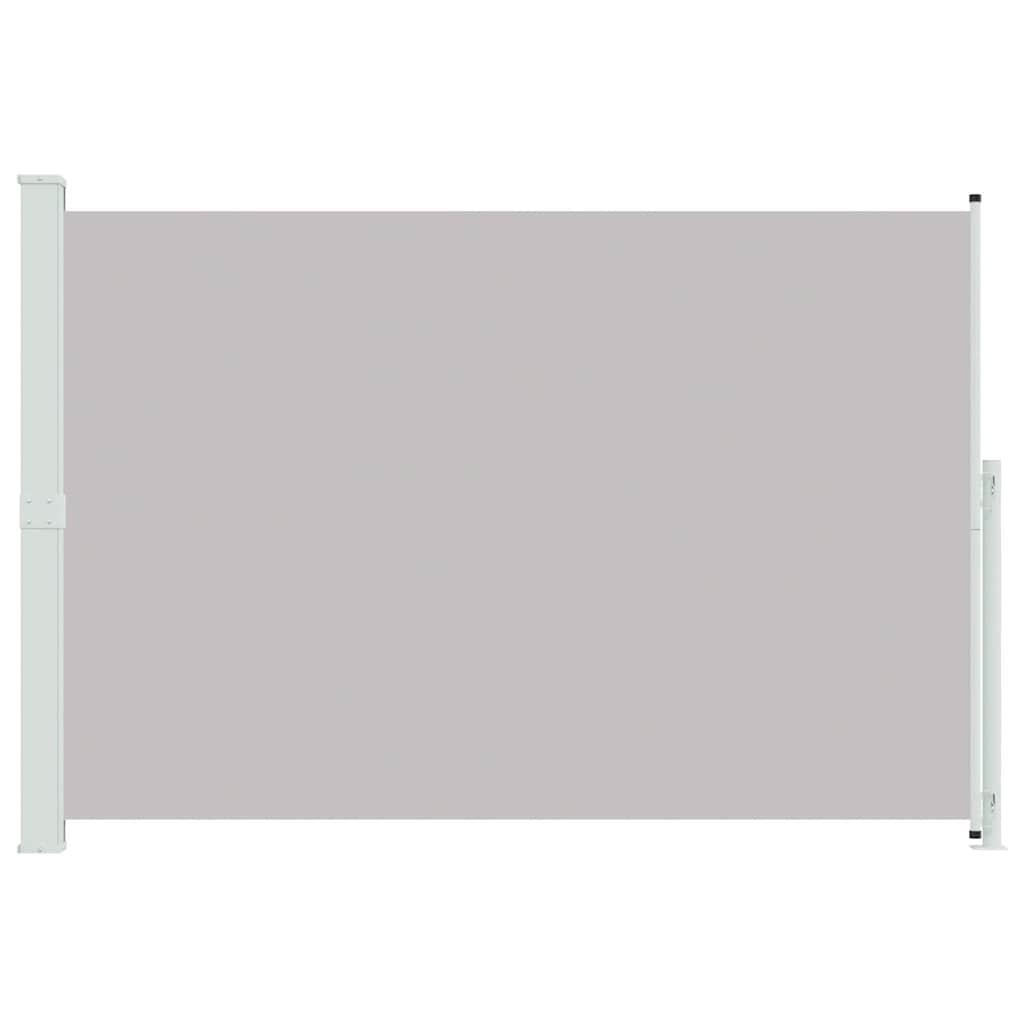 vidaXL Patio Retractable Side Awning 200x314 cm Grey